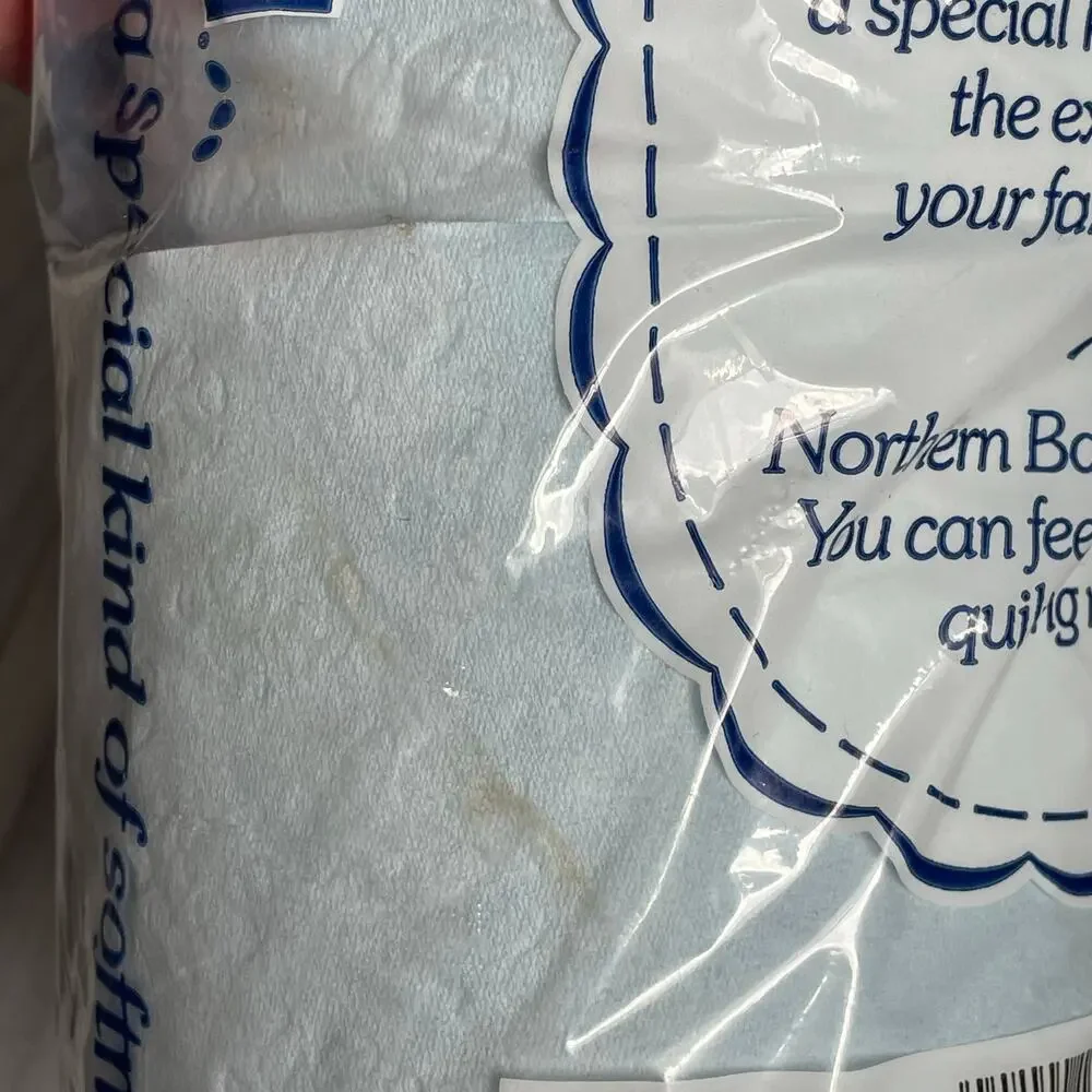 Quilted Northern Blue Toilet Paper 4 Roll Bathroom Tissue African American FLAW